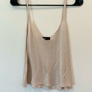 Knit tank top